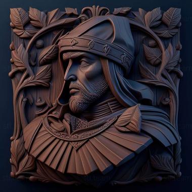 3D model Renaissance Heroes game (STL)